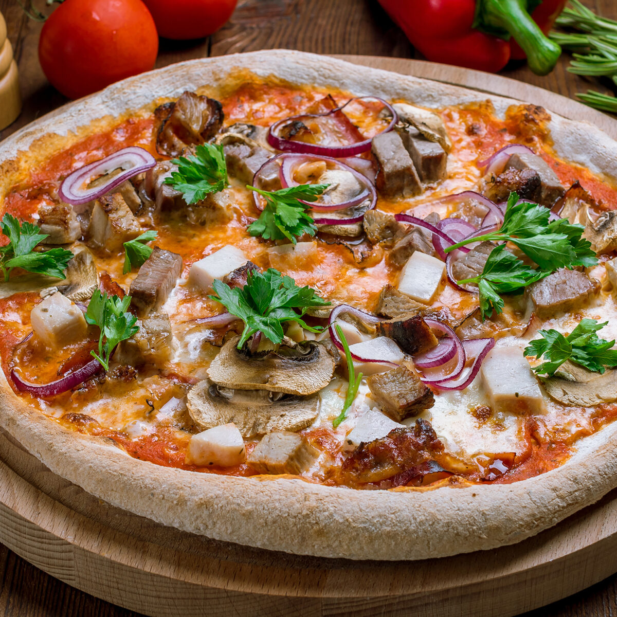 Buried Sausage Pizza Recipe Cavit Collection