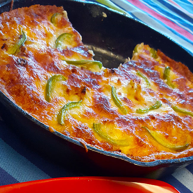 Crab Rangoon Deep Dish Pizza Recipe Image